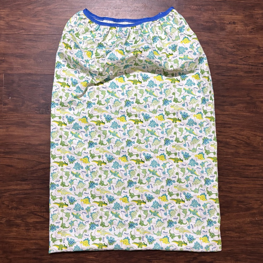Huge 36” x 24” Dinosaur Wet Bag for Cloth Diapers Diapering Laundry